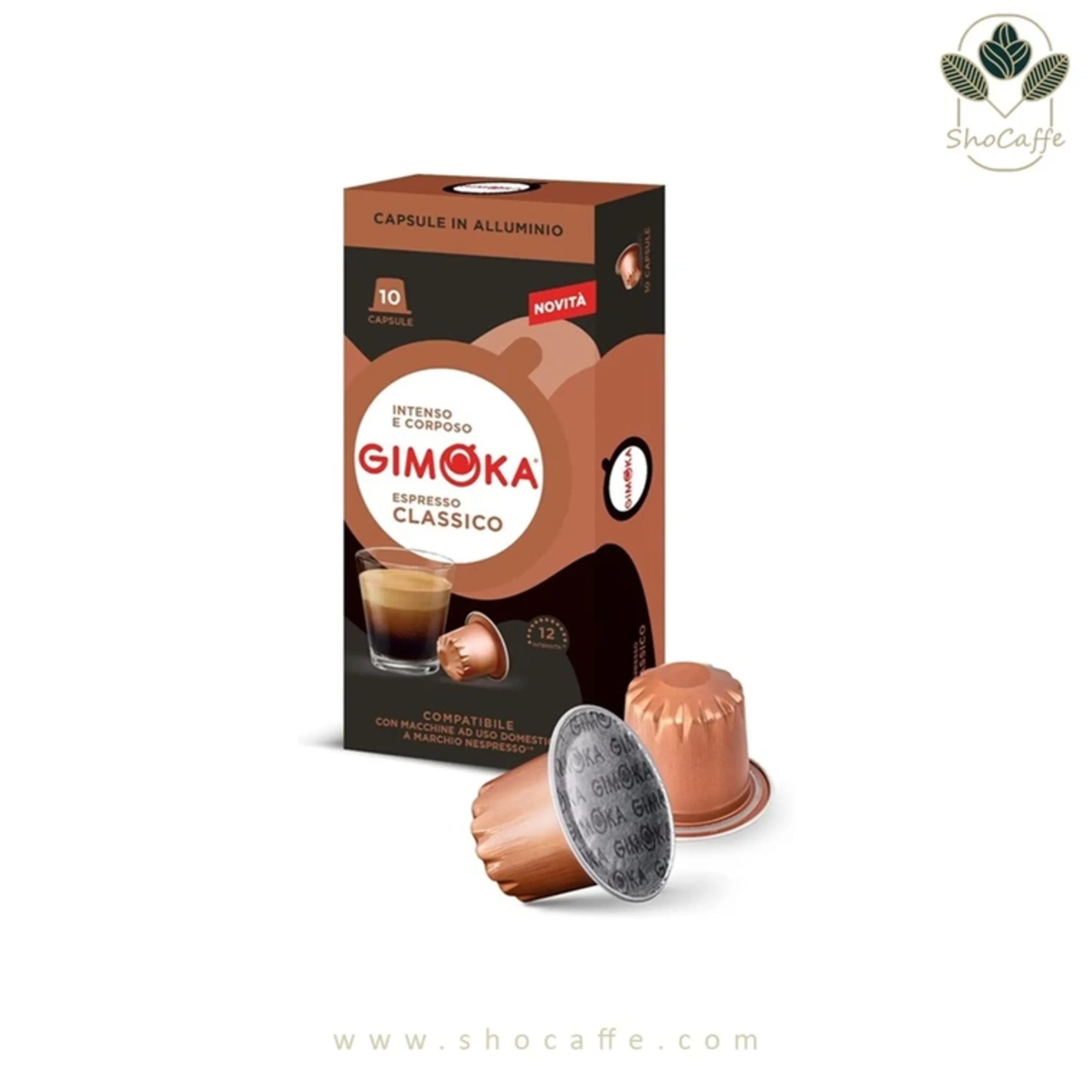 کپسول قهوه نسپرسو جیموکا مدل کلاسیکو Gimoka Espresso Classico کپسول قهوه نسپرسو جیموکا مدل کلاسیکو Gimoka Espresso Classico